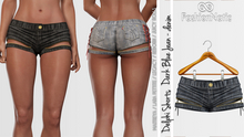 Delphi Shorts Dark Blue Denim - Jeans - Maitreya, Petite, Legacy, Nerido, Reborn, Rolls - FashionNatic