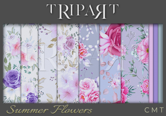 .::TRIPART::. " PROMO " Summer Flowers Set 2