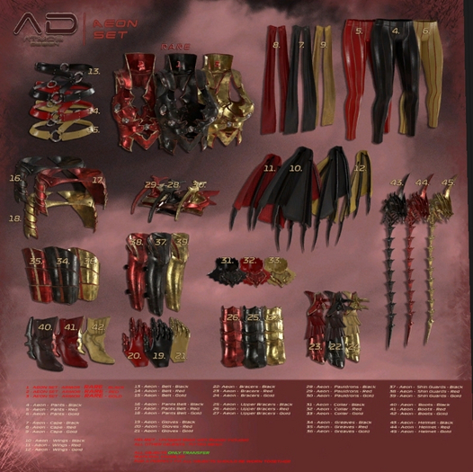 01 RARE Aeon ARMOR Black [AD]
