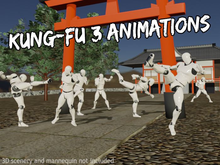Kung Fu 3 animations