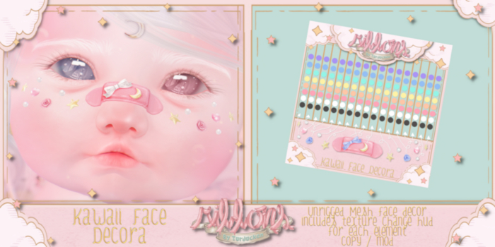 {Ribbons} Kawaii Face Decora {Box}