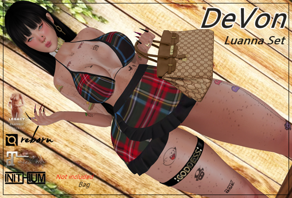 D.V LUANNA SET RED MAITREYA,LEGACY,KUPRA,REBORN