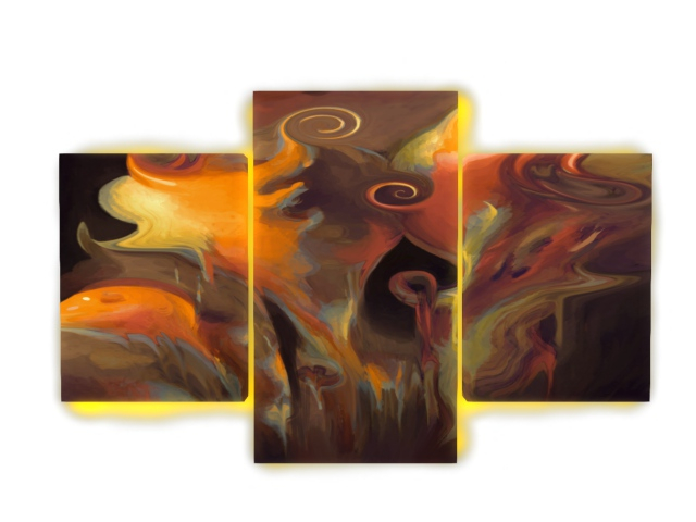 Abstract Orange Artwork  