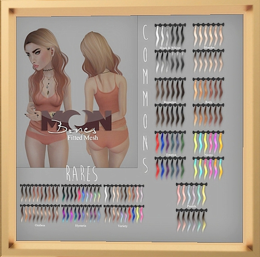 Moon. Hair // - Pastels - Bones