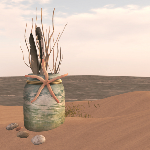 Day at the Beach Jar 