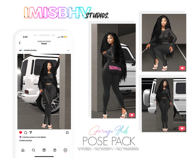 //IMISBHV// Garage Flicks PosePack