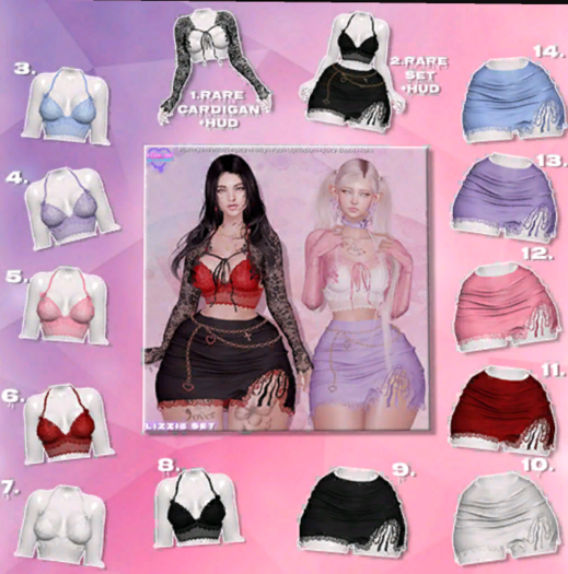 1. [Eternus] Lizzie Cardigan (maitreya/petite) RARE
