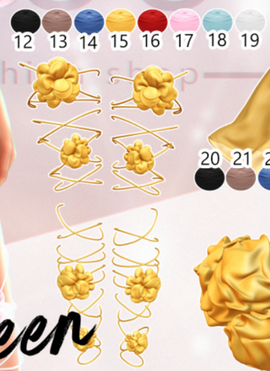 15. ERSCH - PoolQueen {Legacy} LegsDeco -yellow-