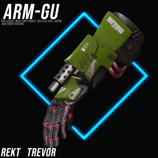 [REKT x TREVOR] - ARM GU - (GREEN)