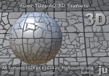 JU Floor Tiles AQ 3D Textures Full Perm