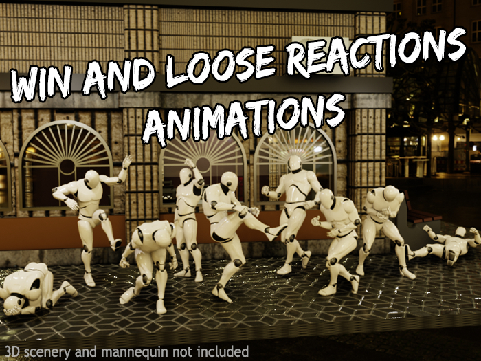 Win and Loose Reactions animations
