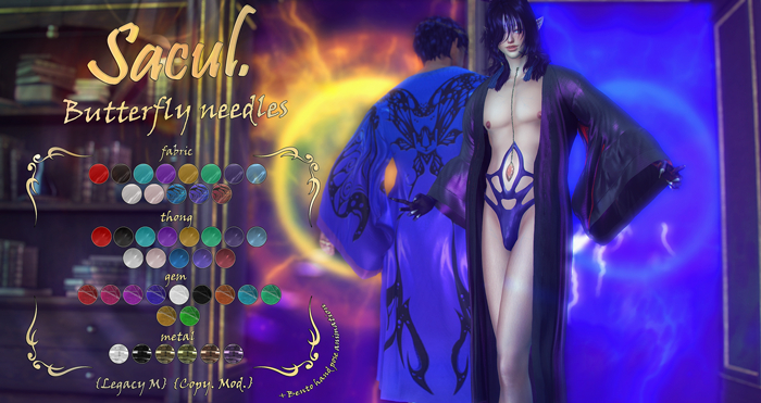 Sacul. Butterfly needles {Legacy M} FATPACK