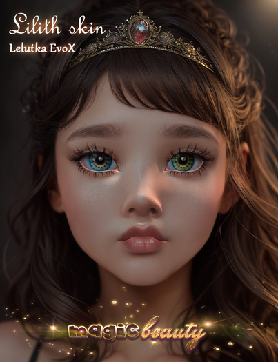 Second Life Marketplace - [Magic Beauty] Lilith skin (LeLutkaEVOX) SNOW ...