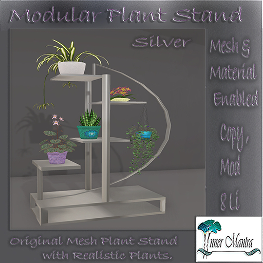 +Inner mantra+ Modular plant stand Silver 