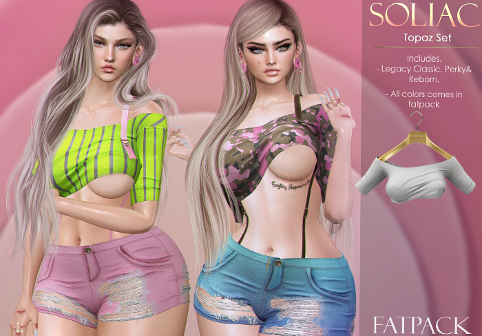 SOLIAC - Top Topaz - white