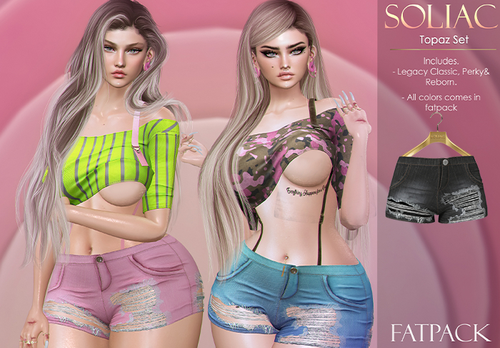 SOLIAC - Short Topaz - Black