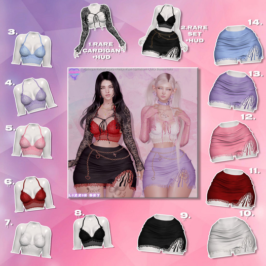1. [Eternus] Lizzie Cardigan (maitreya/petite) RARE
