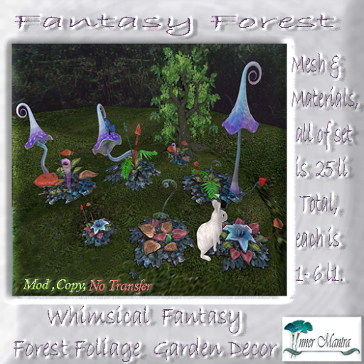 +Inner mantra+ Fantasy Forest Deco Set