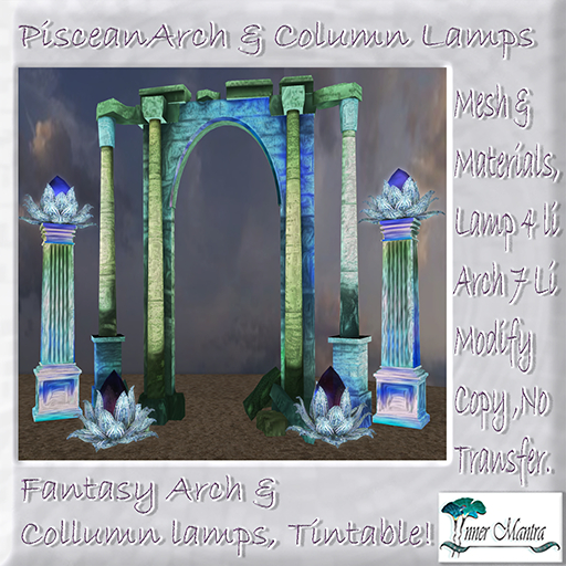 +Inner mantra+ Piscean Arch & Lotus Lamps 