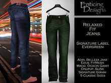 *ED Men's Relaxed Fit Jeans - Evergreen