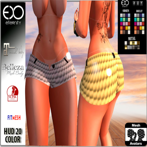 [ETERNITY] SHORT RIVIERA  - HUD 20 COLOR