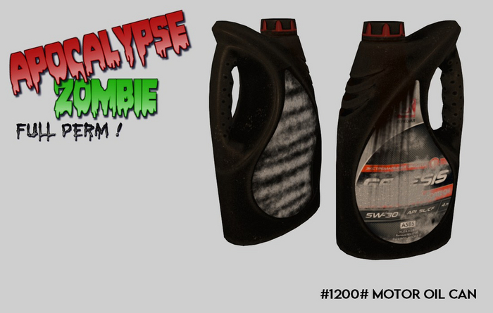 #1200# Motor Oil Can #