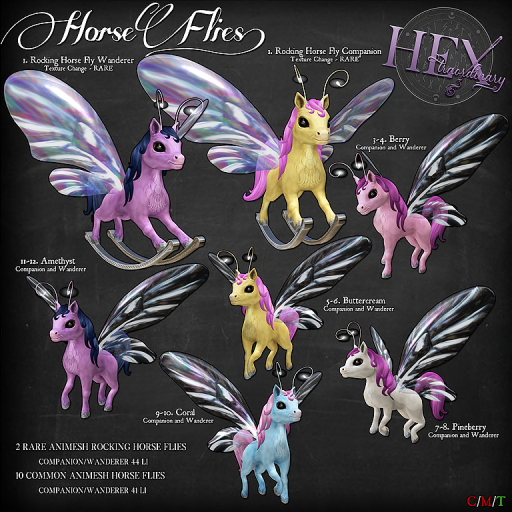 1. HEXtraordinary Rocking Horse Fly Wanderer RARE