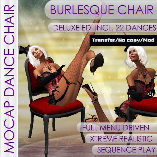 Burlesque Dance Chair - Deluxe Edition