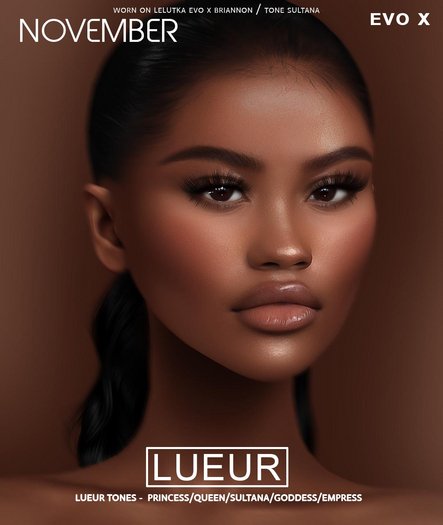 LUEUR - November - VELOUR/Chocolate