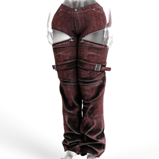 [KONVO] Mieko Denims - Rust