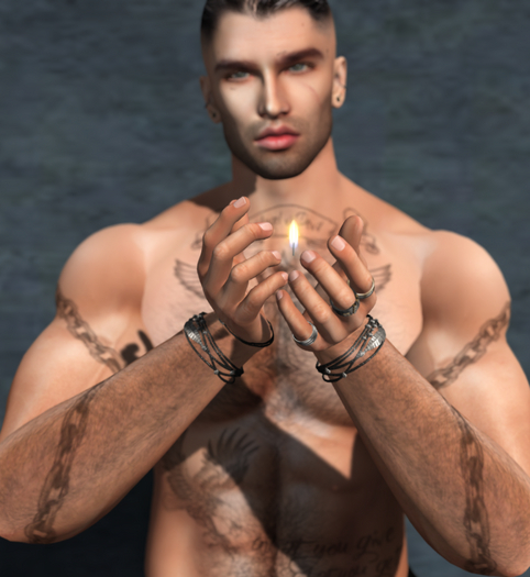 {Caress} The Flame Pose and Flame
