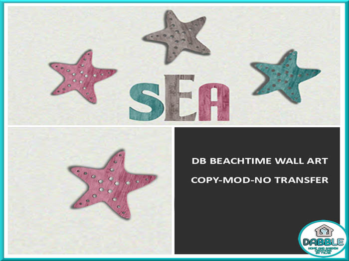 DB BEACHTIME WALL ART ADD ME