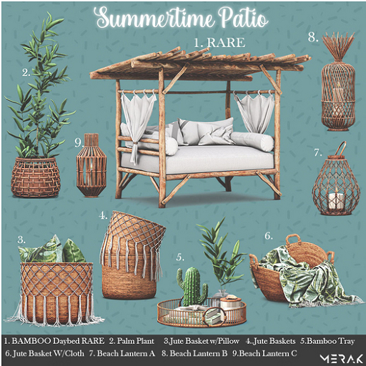 1. [Merak] - Bamboo Daybed RARE