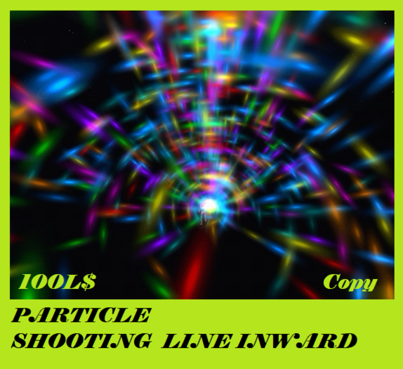 PARTICLE SHOOTING  LINE INWARD