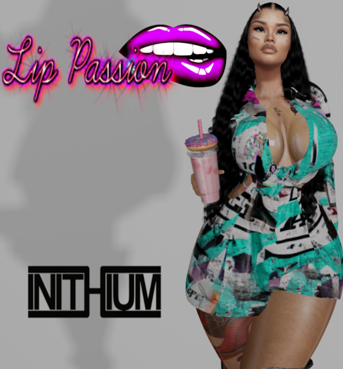 LIP PASSION MIX DRESS LIGHT BLUE