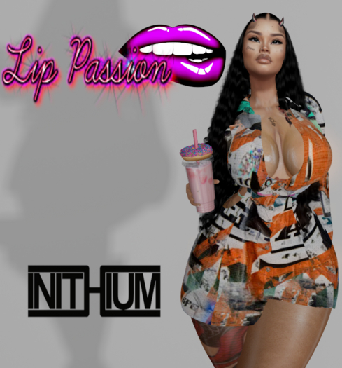 LIP PASSION MIX DRESS ORANGE