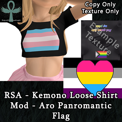 RSA- Kemono Loose Shirt Mod - Aro Panromantic Unpacker Hud