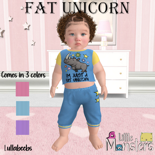 *LM* Fat Unicorn Set Boxed Hud