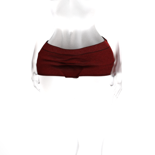 [KONVO] Akari Solid Skirt - Rust