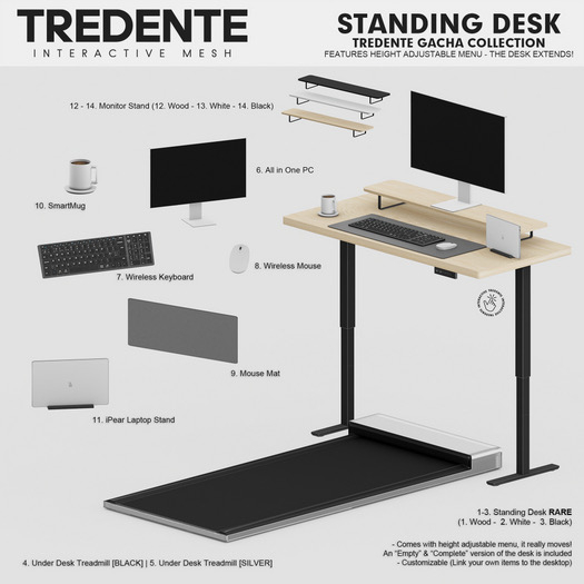 12. Tredente // Monitor Stand [WOOD] - Common