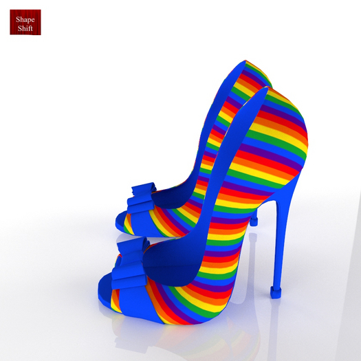 Pride Blue Heels