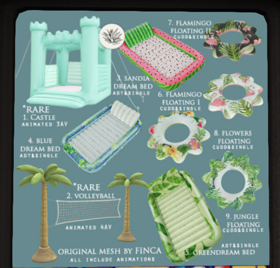 1. FINCA  Inflatable Castle RARE