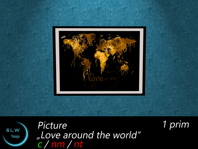 SLW Design - Picture Love around the world (add to unpack)