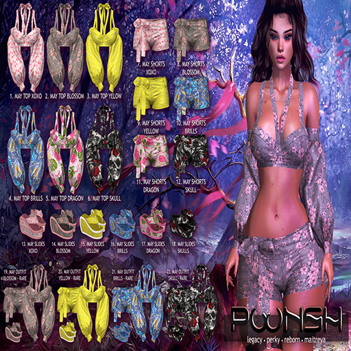 20. POONSH MAY OUTFIT YELLOW RARE legacy