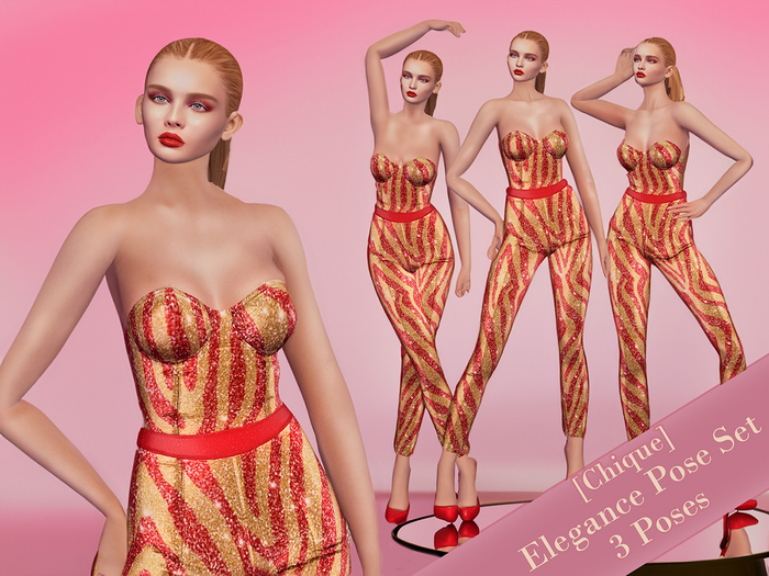 [Chique] Elegance Pose Set - 3 Static Poses