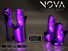 [Renegade] Nova Platform Heels - Purple
