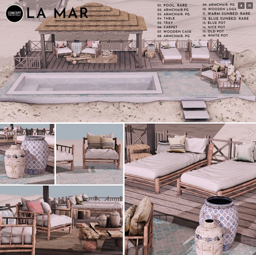 11. CONCEPT_*LA MAR. WARM SUN BED. RARE