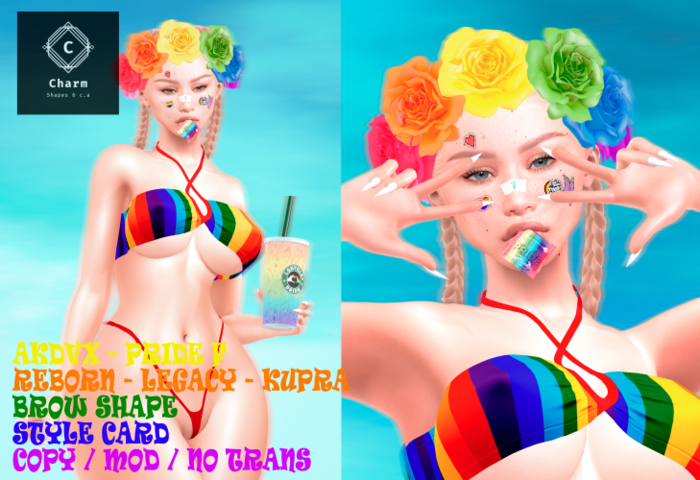[CHARM] - Shape Blondie for  AKDVX Pride F