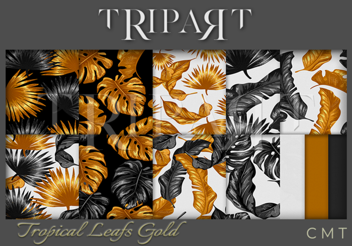 .::TRIPART::. "PROMO" Tropical Leafs Gold