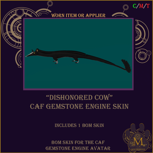 *M* CAF Gem Dishonored Cow Unpacker